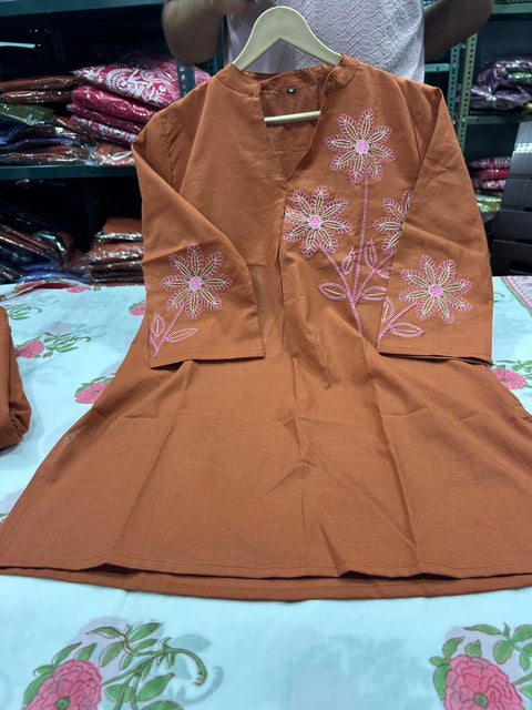 SwaritFloral Embroidered
