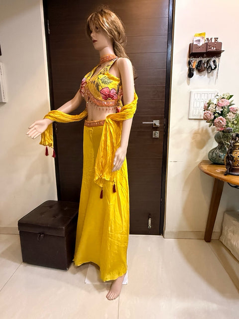 Toral Sunshine Floral Coord Set with Dupatta