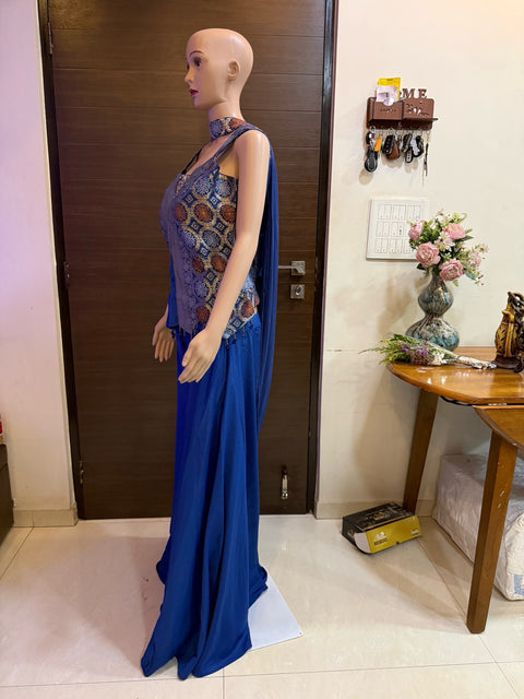 Toral Brocade and Georgette Sharara Set with Embroidered Jacket