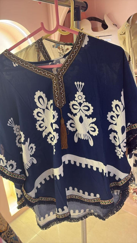 Multicolor Patchwork Kaftan