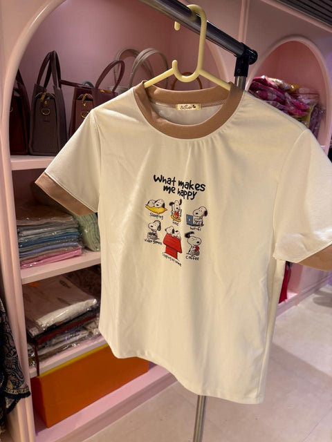 Cartoon Print T-Shirt