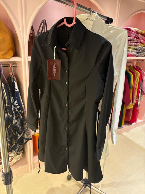 Solid Long Shirt Top