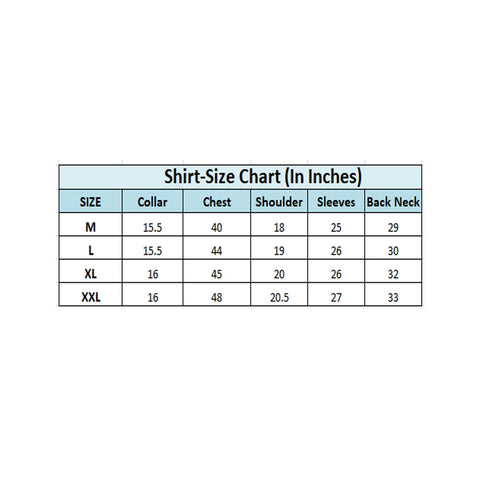 Generic Men's Casual Full Sleeve Poly Viscose Collar Neck Shirt (Peach)