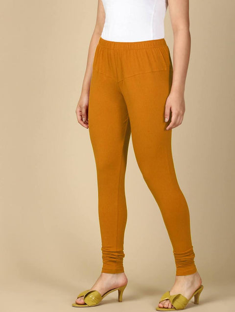 Lux Pynk Churidar โ Classic Fit Cotton Stretch Leggings in 36 Rich Shades