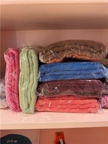 Premium Cotton Towel Set Multicolor