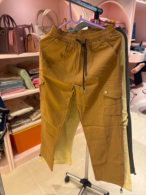 Casual Cargo Jogger Pants — Pure Cotton Comfort with Utility Style