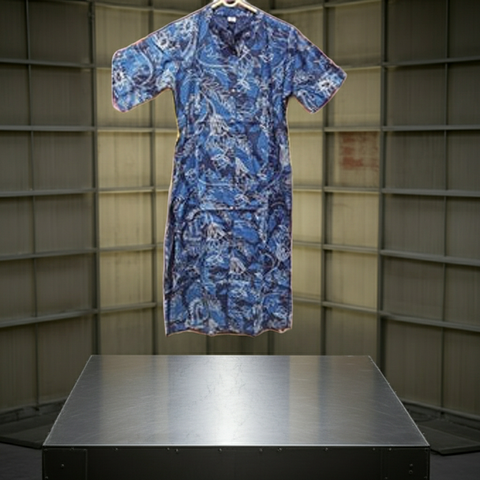 Indigo Floral Printed Coord Set | Shirt-Style Button Front | Casual Travel Daywear