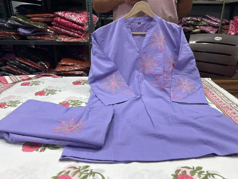 SwaritFloral Embroidered