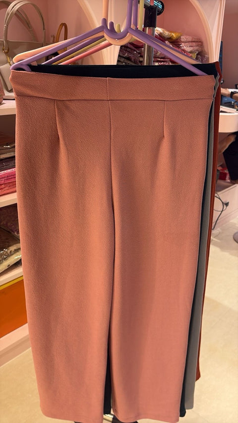 Elegant Straight-Fit High-Waist Pants