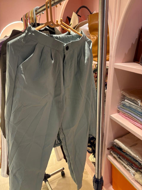 Pastel Green Three-Piece Co-Ord Set (Top, Jacket & Pants)