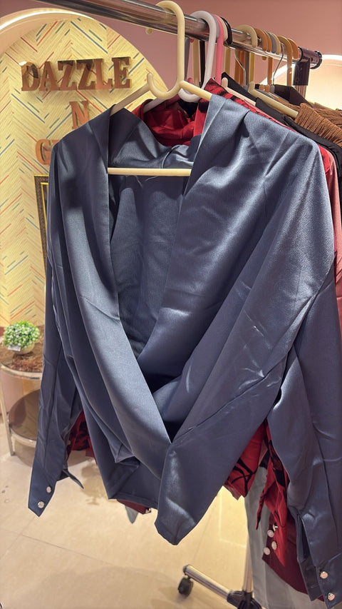 Satin Drape Top