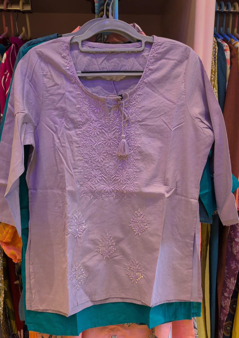 Embroidered Cotton Kurti Elegant Everyday Wear