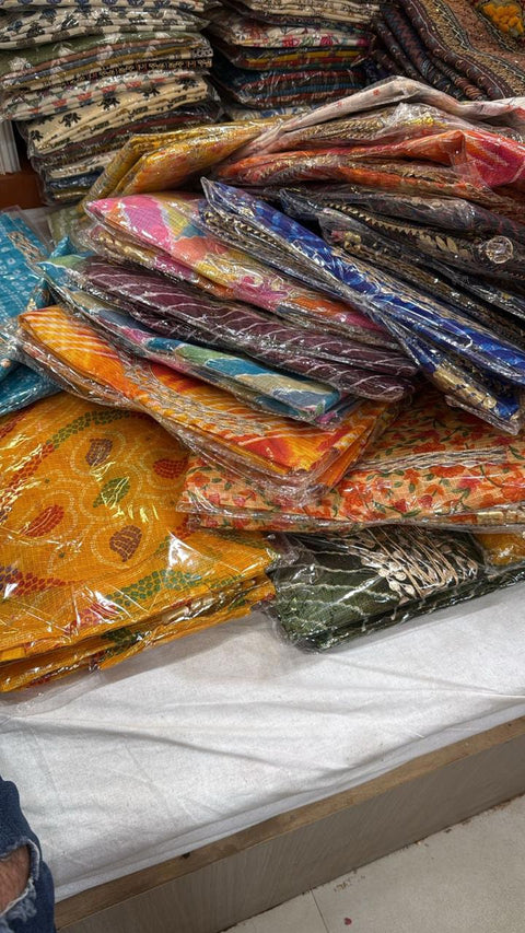 Printed Kurti & Dupatta Dress Material Set