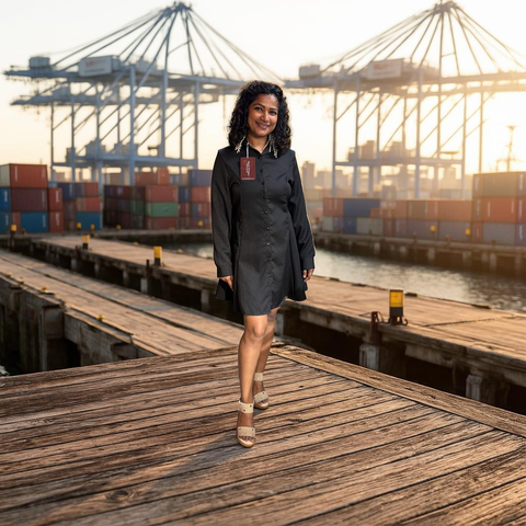 Olive Green Double-Breasted Blazer