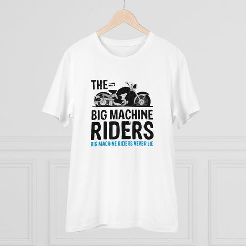 Generic Men's PC Cotton Bike Ride Design Printed T Shirt (Color: White, Thread Count: 180GSM)