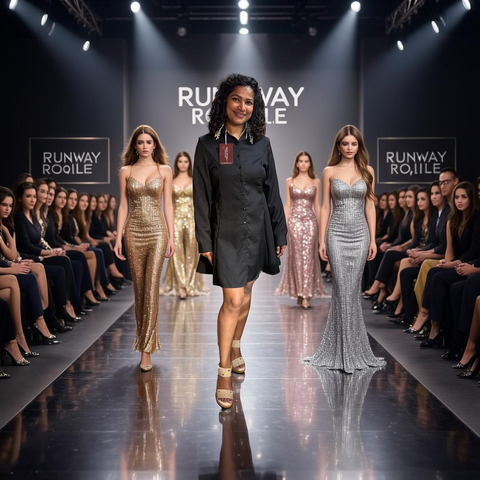 Olive Green Double-Breasted Blazer