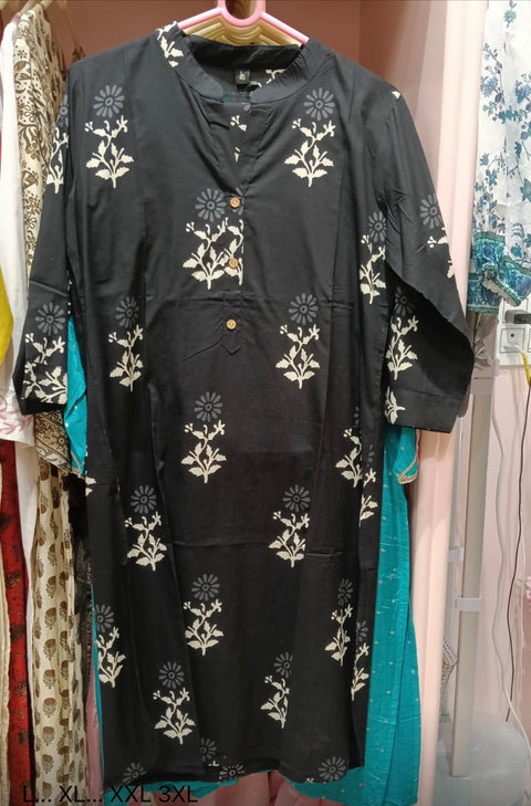 Black Floral Printed Women’s Coord Set