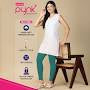 Lux Pynk Ankle Length Leggings Cotton Stretch Comfort Fit