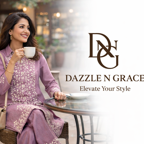 Puja Lavender Chikankari Embroidered Kurti with Pants Set | White Floral Wide-Leg | Festive