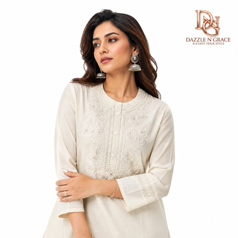 Ivory premium long kurti