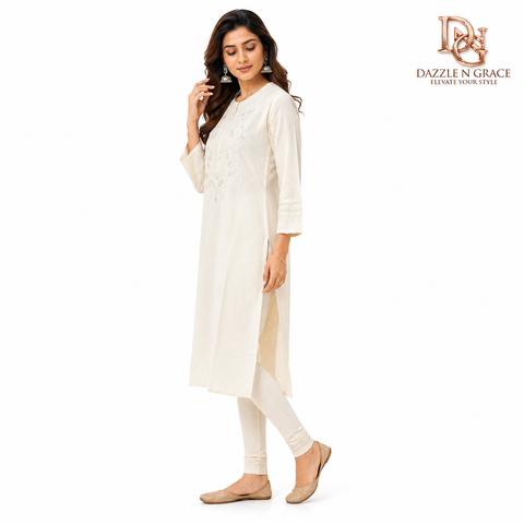 Ivory premium long kurti
