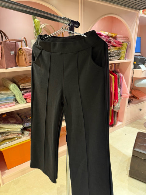Thailand Solid Straight-Cut Comfort Pants — Versatile Polyester Trousers in 11 Shades