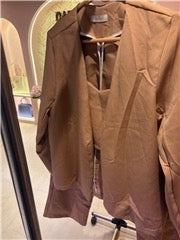 Elegant Tan Co-Ord Set Blazer & High Waisted Trousers